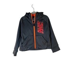 NIKE Boy’s Therma Fleece Dri-fit Full Zip Hooded Jacket / Size: 2T